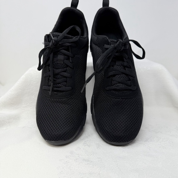 Skechers Flex Lite Black Sneakers Men’s Size 9 Comfort Walking Running Shoes - Picture 8 of 11